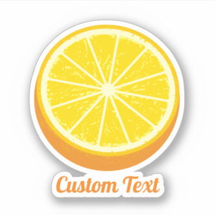 Halve Orange Aufkleber