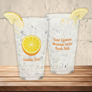 Halve Orange Glas