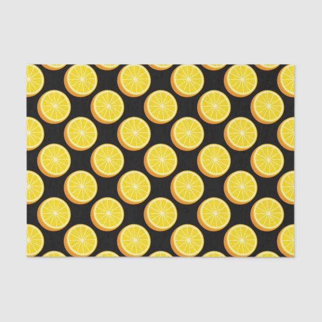 Halve Orange Seidenpapier (Vorderseite)