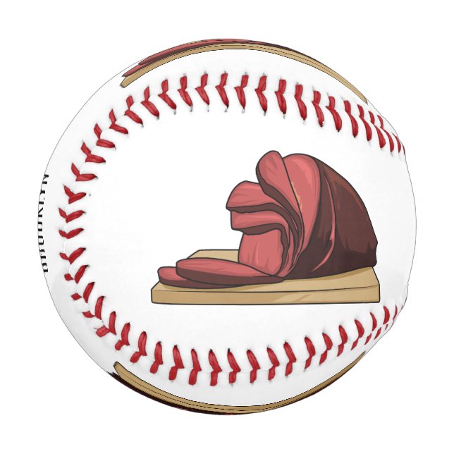 Ham Cartoon-Abbildung Baseball (Vorderseite Links)