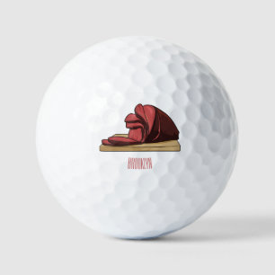 Ham Cartoon-Abbildung Golfball