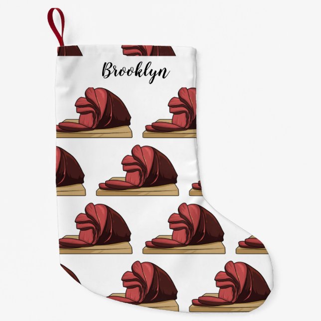 Ham Cartoon-Abbildung Kleiner Weihnachtsstrumpf (Vorderseite)