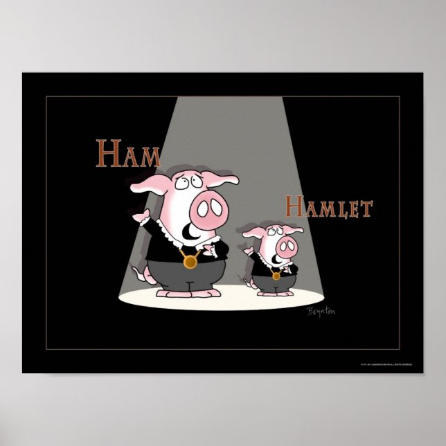 HAM/HAMLET-Poster von Sandra Boynton Poster (Vorne)