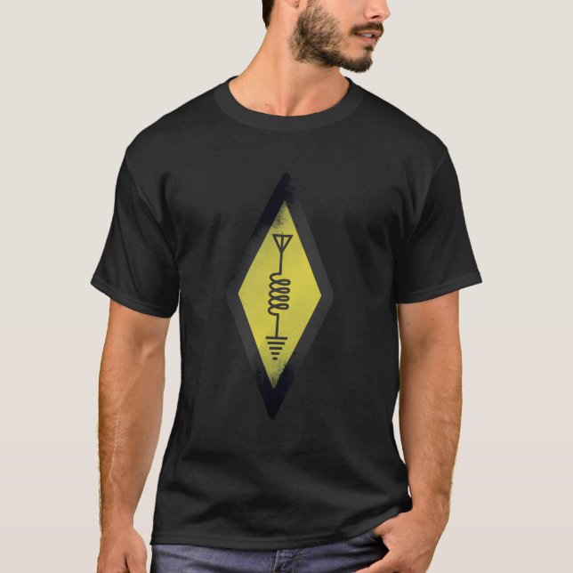 Ham International Amateur Radio Symbol Niedlich Op T-Shirt (Vorderseite)