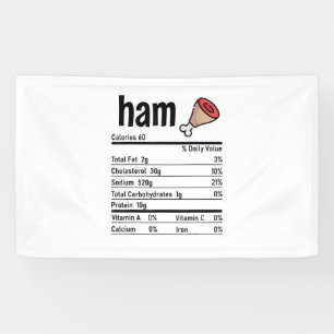 Ham Nutrition Facts Matching Family Erntedank A Banner
