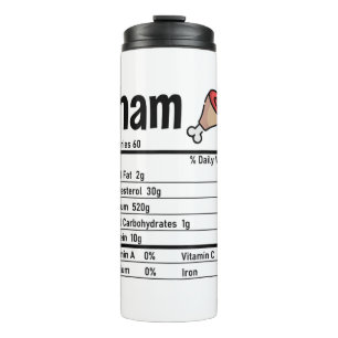 Ham Nutrition Facts Matching Family Erntedank A Thermosbecher