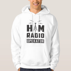 HAM Radio Amateur Frequency Operator Antenna Gesch Hoodie