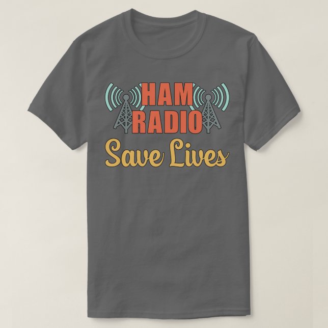 Ham Radio Amateur Radio Operator Hop T-Shirt (Design vorne)