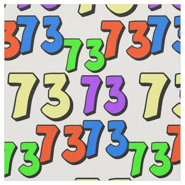 Ham Radio coloré 73 tissu (Fermer)