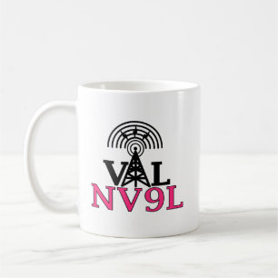 Ham Radio Custom Call Sign Designs Kaffeetasse