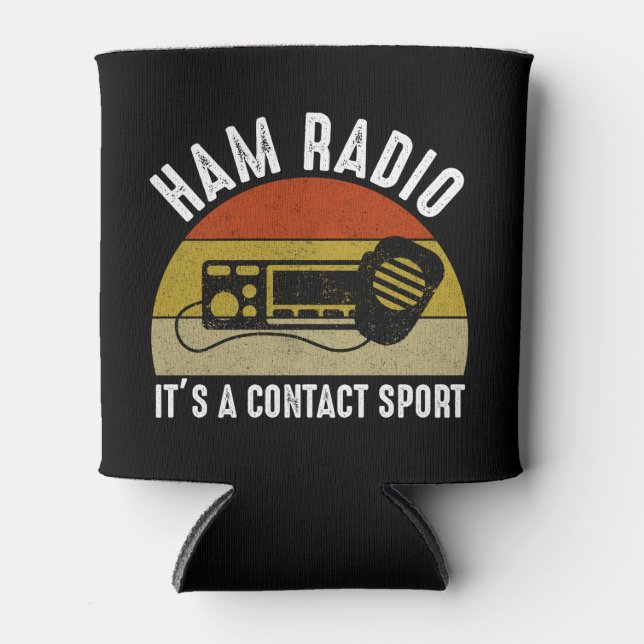 Ham Radio - Es ist ein Kontakt Sport Dosenkühler (Vorderseite)