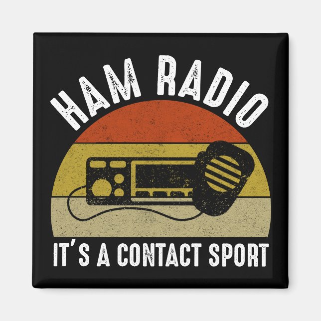 Ham Radio - Es ist ein Kontakt Sport Magnet (Vorne)