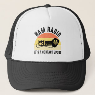 Ham Radio - Es ist ein Kontakt Sport Truckerkappe