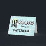 Ham Radio Geburtstagskarte von Ham zu Friends Karte<br><div class="desc">Der Buchstabe "A" im Wort "Ham" wird durch einen Repeater- oder Funkturm-Grafik ersetzt. Wir alle wissen, dass Ham Radio ein teures Hobby ist. Wie kann man das besser mit dieser lustigen Grußkarte teilen, die von einem Amateur-Radio-Operator an einen Freund oder Verwandten geschickt werden soll? Sie können den Anlass auch ändern...</div>