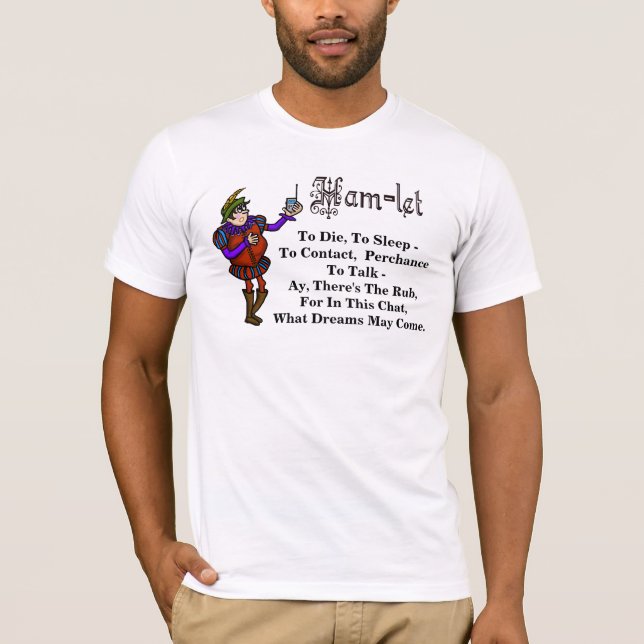 Ham Radio Hamlet Gelegenheit, Zitat T - Shirt zu s (Vorderseite)
