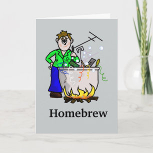 Ham Radio Homebrew Geburtstagkarte Karte