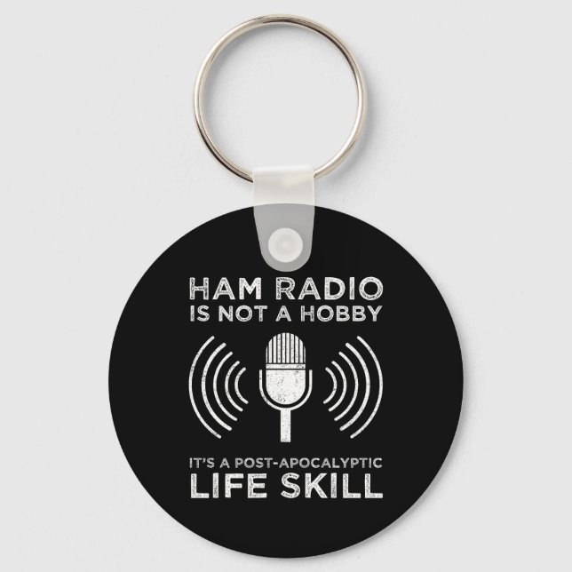 Ham Radio ist kein Hobby Schlüsselanhänger (Vorderseite)