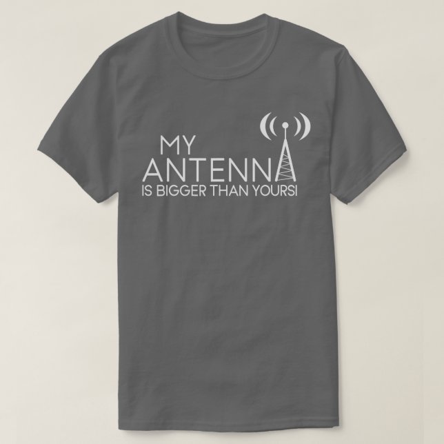 Ham Radio Morse Code CB Radio Nerdy Geek CW Opera T-Shirt (Design vorne)