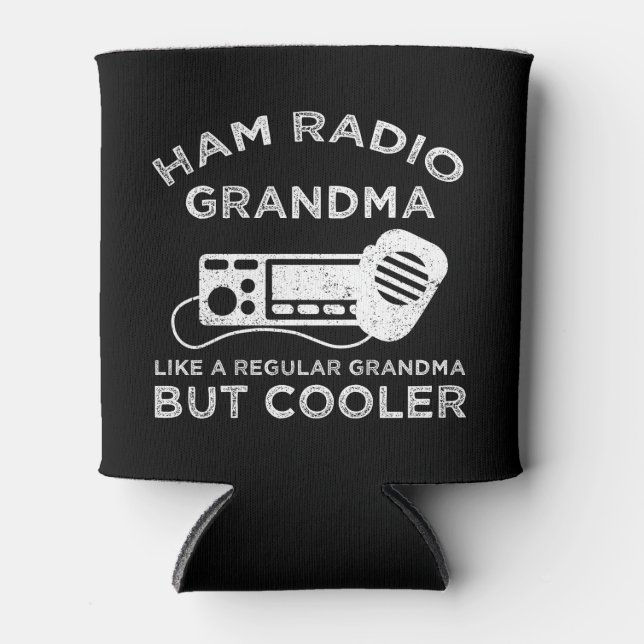 Ham Radio Oma wie normale Oma, aber Cooler Dosenkühler (Vorderseite)