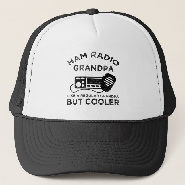 Ham Radio Opa wie normale Opa, aber Cooler Truckerkappe (Vorderseite)