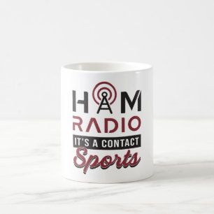 HAM Radio Operator Amateur-Code Antenne Geschenkid Kaffeetasse
