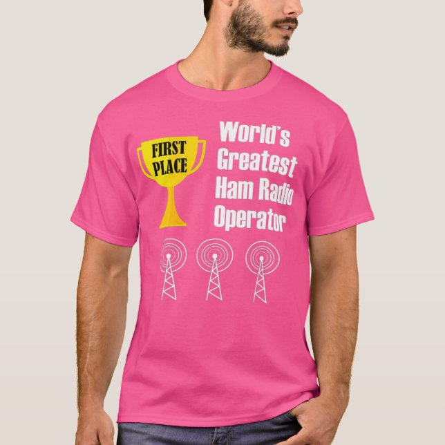 Ham Radio Operator Amateur Radio Funny Best T-Shirt (Vorderseite)