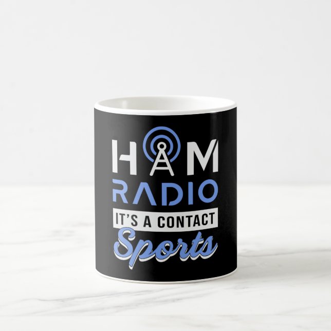 HAM Radio Operator Antenna Amateur Code Geschenk I Kaffeetasse (Mittel)