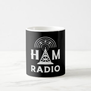 HAM Radio Operator Antenna Code Amateur Geschenkid Kaffeetasse