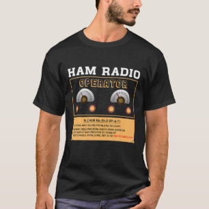 Ham Radio Operator eine Person, die das Problem Kr T-Shirt