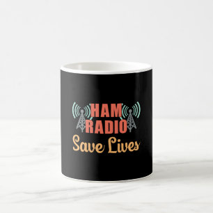 HAM Radio Operator Frequency Antenne Amateur Gesch Kaffeetasse
