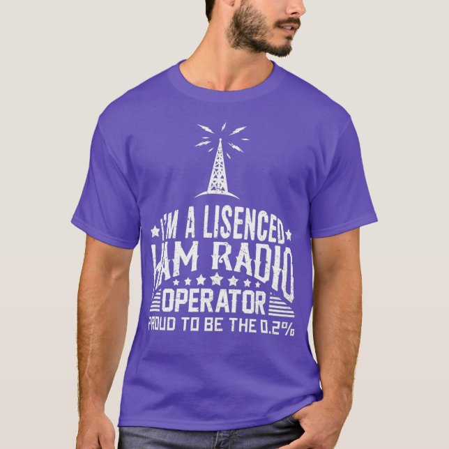 Ham Radio Operator Funny Ham Radio Nerd T-Shirt (Vorderseite)