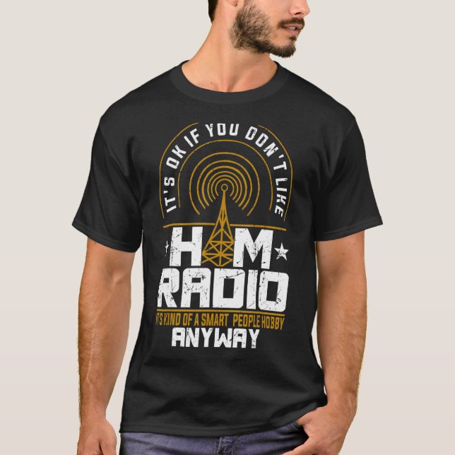 Ham Radio Operator Radio Amateur Morse Hobby Code T-Shirt (Vorderseite)