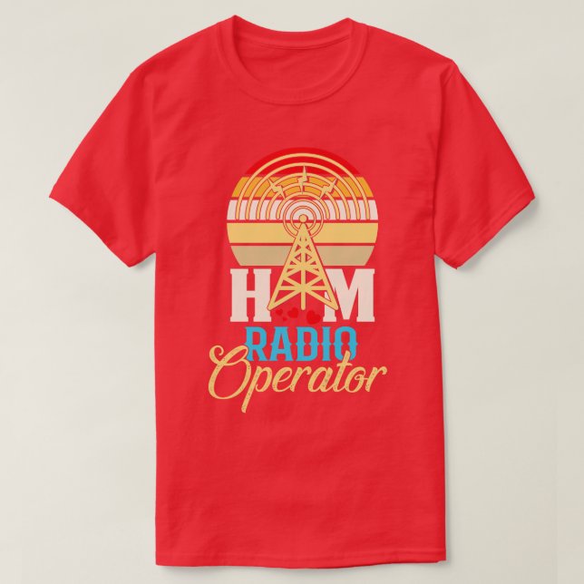 Ham Radio Operator  T-Shirt (Design vorne)