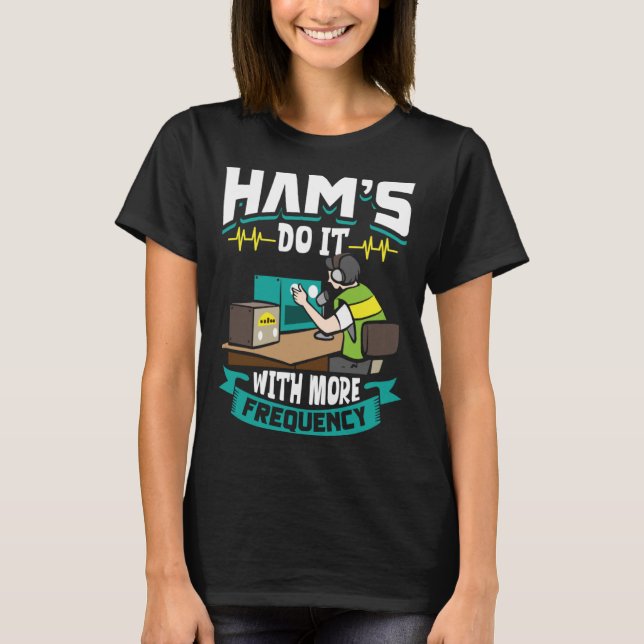 Ham Radio Radio Operator Amateur Radio Signal T-Shirt (Vorderseite)