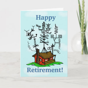 Ham Radio Retraite Carte de voeux Personnaliser It
