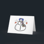 Ham Radio Snowman Weihnachtskarte Feiertagskarte<br><div class="desc">Hier ist Brownielocks niedlicher Ham Radio Snowman, der als Weihnachtskarte für alle Freunde des Radiosports und auch für die Familie verwendet werden kann. Sie können dies nach Belieben anpassen, indem Sie die Schaltflächen Anpassen und anschließend "Text hinzufügen" drücken. Verwenden Sie die Pfeile, um zu positionieren, wo Sie gewollt haben. Ändern...</div>