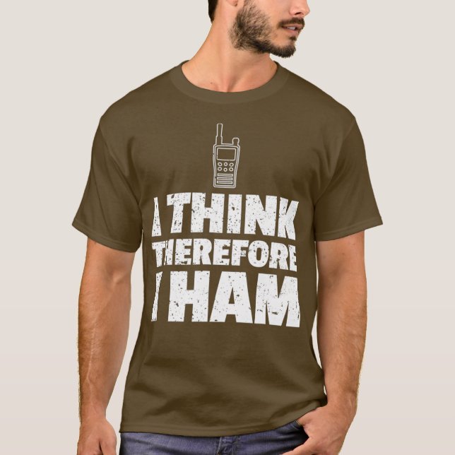 Ham Radio Spaß Funny Joke Geschenk Shirt (Vorderseite)