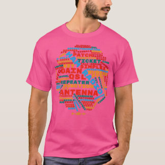HAM Radio World Cloud Amateur Radio Operator T-Shirt