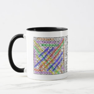 Ham-Radio-Wortsuche-Tasse Tasse