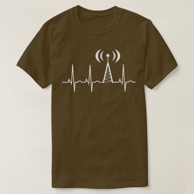 HAM-Radiogeschenke für Vater-Ham-Funkbetreiber Hea T-Shirt (Design vorne)