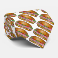Ham und Käse Hoagie Sub Grinder Sandwich Krawatte