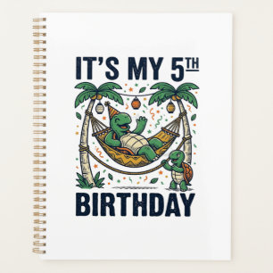 Hamac Tortue 5ème Anniversaire Gravure Vintage Des