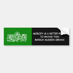 hamasliberationflag, niemand ist ein besseres autoaufkleber