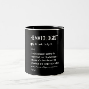 Hämatologe Hämatologe Definition Zweifarbige Tasse