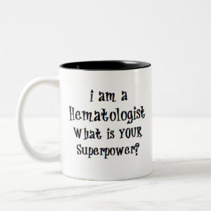 Hämatologe Zwei-Tone-Tasse Zweifarbige Tasse