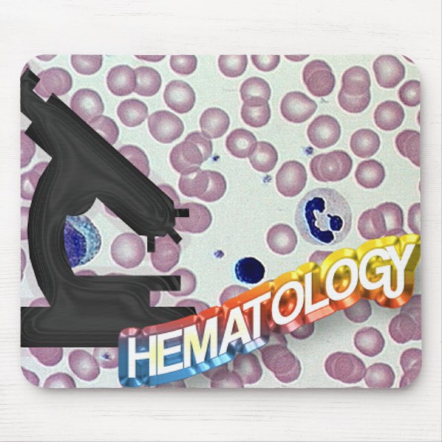 HÄMATOLOGIE - medizinische Technologie - Labor Mousepad (Vorne)