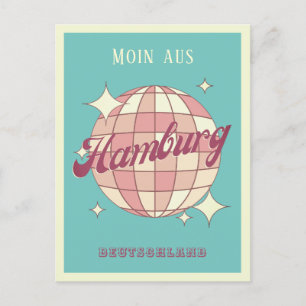 Hambourg Allemagne Deutschland Retro Carte postale