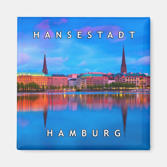 Hamburg 02T Magnet (Vorne)