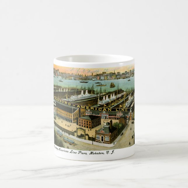 Hamburg-American Line, Hoboken, New Jersey Kaffeetasse (Mittel)