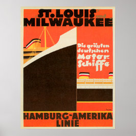 Hamburg-Amerika Linie ~ Poster